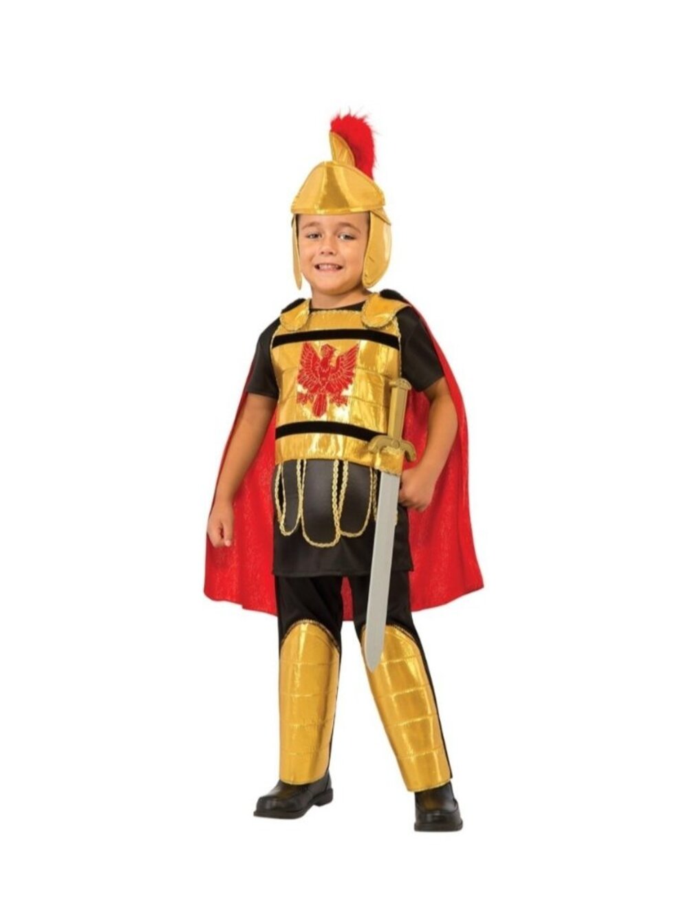 Rubies Gladiator Roman Soldier Costume Centurion Cosplay Set Size Child M 5-7 yr